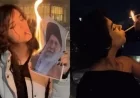 Iranian Women Ignite Change with Khamenei Photo Protest