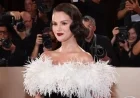Selena Gomez Dazzles in Feathered Attire at 2026 Golden Globes