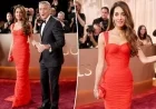 Amal Clooney Dazzles in Red on 2026 Golden Globes Red Carpet