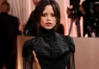 Jenna Ortega Dazzles in Backless Gothic G-String Dress at 2026 Golden Globes