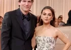 Mila Kunis and Ashton Kutcher Shine at 2026 Golden Globes Red Carpet