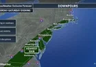 NJ Weather Forecast: Isolated Snow Showers, 35 mph Winds Expected Sunday