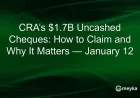 Claim Your Share: CRA’s $1.7B Uncashed Checks Explained