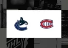 Watch Canucks vs. Canadiens: TV and Streaming Options for January 12