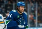 Canucks’ Kiefer Sherwood Sidelined, Listed Day-to-Day