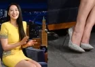 Arden Cho Dazzles on ‘Jimmy Fallon’ in Casadei Pumps