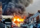 Massive Blaze Rocks Wolverhampton, Sending Smoke Over City After Explosions