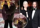 Keanu Reeves and Alexandra Grant’s Romantic Kiss Captured at Rockefeller Center