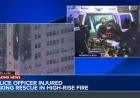 Officer Injured Rescuing Residents in Atlantic City High-Rise Fire