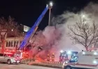 Fire Engulfs Vacant ManWin Hotel in Winnipeg