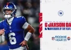 Jaxson Dart Nominated for Pepsi Rookie of the Year Award