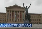 Rocky Statue Finds New Home Atop Philadelphia Art Museum Steps