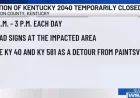 Kentucky Route 2040 Temporarily Closed