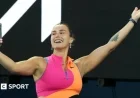 Aryna Sabalenka Defeats Rajaonah at 2026 Australian Open, Federer and Laver Watch