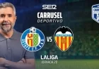 Live: Getafe CF vs. Valencia CF – LaLiga Matchday 20 Action