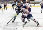 Evansville Triumphs Over Ice Flyers on Wiener Dog Race Night