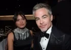 Chris Pine and Keana Sky Wenger Shine on Rare Golden Globes Date Night