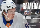 Islanders Face Canucks: Game Preview