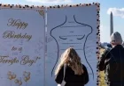 10-Foot Trump Birthday Message to Epstein Replica Unveiled on National Mall