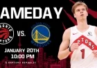 Raptors Face Warriors in January 20 Matchup
