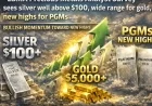 Silver Forecast to Exceed $100, Gold and PGMs Set for Record Highs