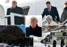 President Trump, 79, Struggles Navigating Airplane Stairs at Davos Arrival