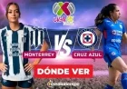 Watch Monterrey vs Cruz Azul Live: Liga MX Femenil 2026 Match