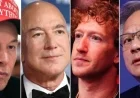 Tech Billionaires Gain $288 Billion in Trump’s First Year Return