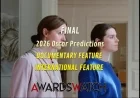 2026 Oscar Predictions: Best Documentary and International Film Contenders