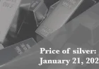Silver Prices Update for Wednesday, January 21, 2026