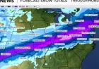 Forecast Maps Reveal Areas Most Affected by Upcoming Snowstorm