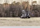 Chinook Helicopter Lands Safely at Georgia Southern Armstrong Campus