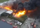 Factory Fire in Istanbul Büyükçekmece Brought Under Control
