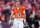 Bo Nix, Broncos QB, Successfully Undergoes Ankle Surgery; Set for Minicamp Return