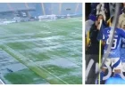 El Campín Field Soaked Before Millonarios vs Junior Match in Bogotá
