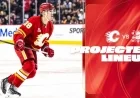 Flames Prepare for Battle Against Ducks: Projected Lineup