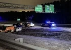 Brine Truck Overturns on I-40 in Durham, Major Roads Remain Icy