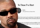 Kanye West Issues Full-Page WSJ Apology for Antisemitic Remarks