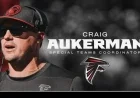 Falcons Appoint Craig Aukerman as Special Teams Coordinator