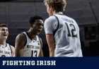 Irish Aim for First Win Against No. 17 Virginia on Tuesday
