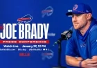 Watch Joe Brady’s Introductory Press Conference as Buffalo Bills Head Coach Live