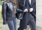 Aaron Taylor-Johnson and Wife Sam Depart Paris Hotel Hand in Hand