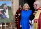 Queen Camilla Attends Jilly Cooper Memorial Service