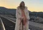 Heidi Klum Teases New Song with Diplo in Bold Fur Coat Look