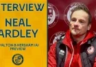 Exclusive Neal Ardley Interview: Insights from Walton & Hersham Manager
