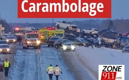 Major Collision Disrupts Highway 20 in Lotbinière Region