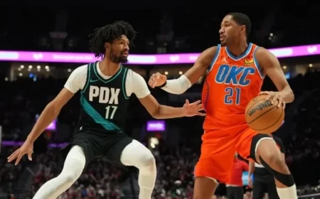 Trail Blazers Face Thunder in Today’s Exciting Matchup