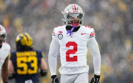 Caleb Downs Contends for Top Overall Prospect Spot in Ohio State Safety Rankings