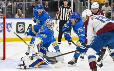 Blues vs. Avalanche: Gameday Lineup Revealed
