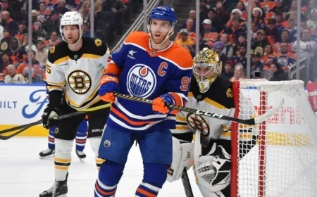 Oilers Face Bruins in Anticipated Matchup